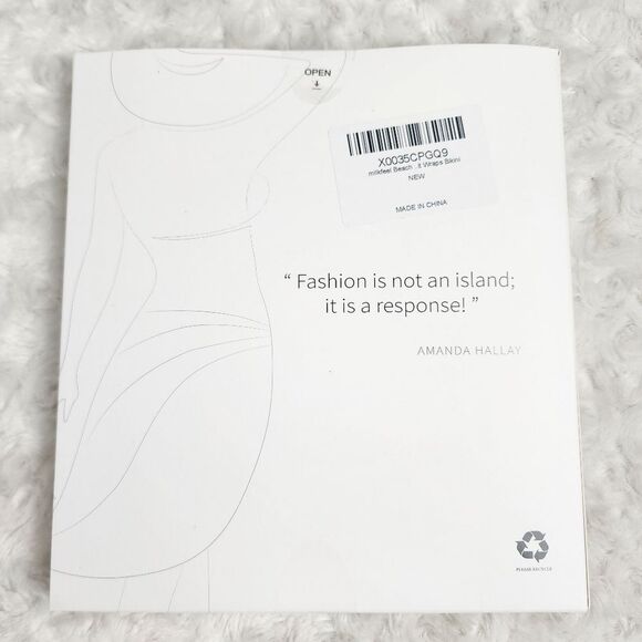 Milkfeel Floral Swimsuit Sarong Coverup Blue OSFA - Picture 2 of 8